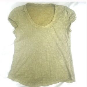 Anthropologie Pilcro Cap Sleeve solid Tee-Shirt